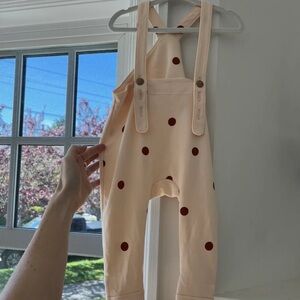 Organic Zoo Polka Dot Footed Salopettes